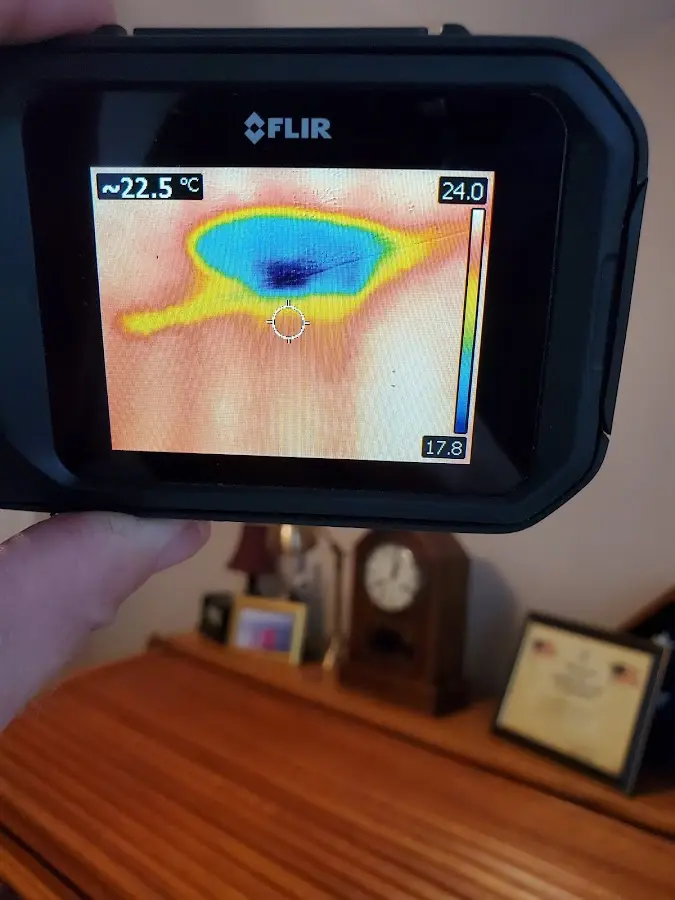 Thermal imaging inspection for water damage in Mount Joy